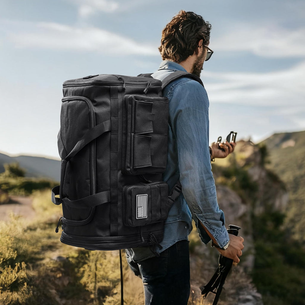 Three-in-One Expandable Duffel Backpack