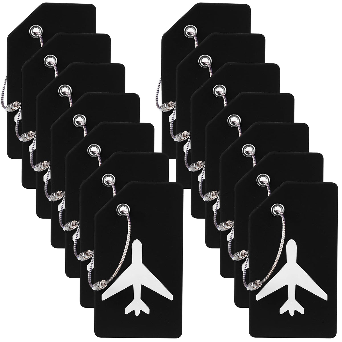 Multi-Pack Silicone Luggage Tags