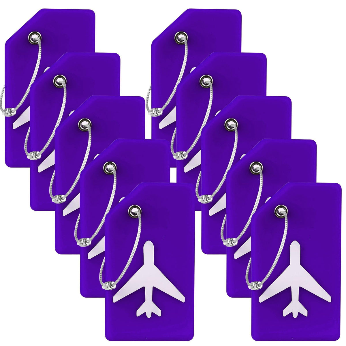 Multi-Pack Silicone Luggage Tags