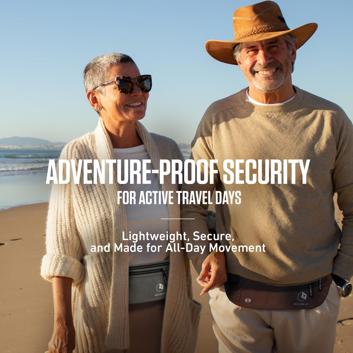 RFID-Blocking Travel Money Belt