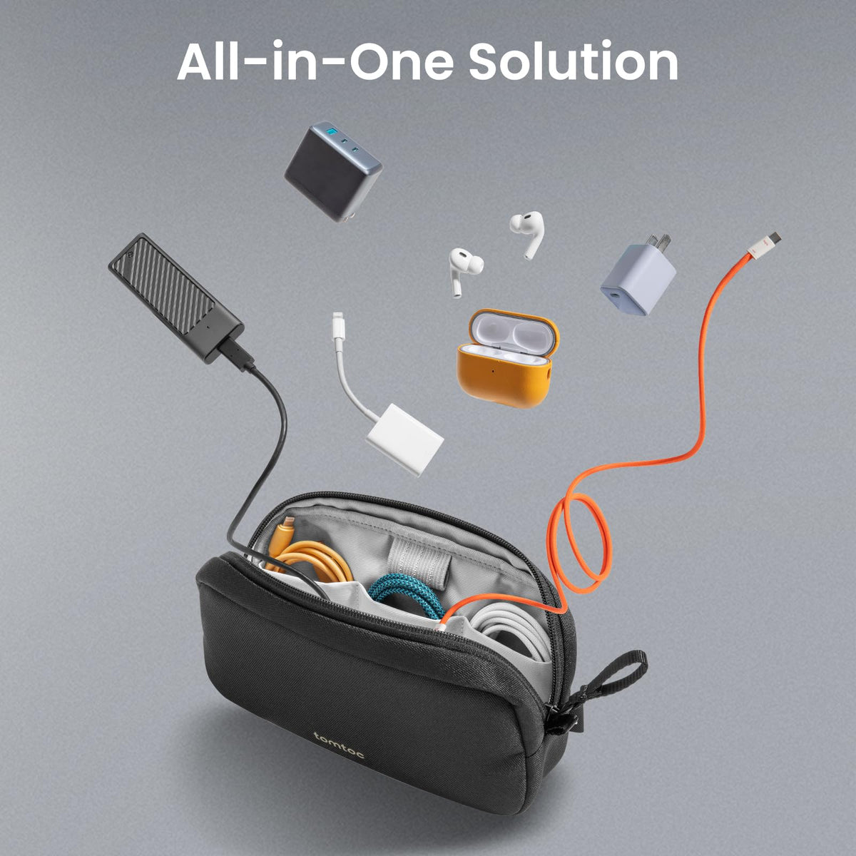 Water-Resistant Tech Accessory Pouch