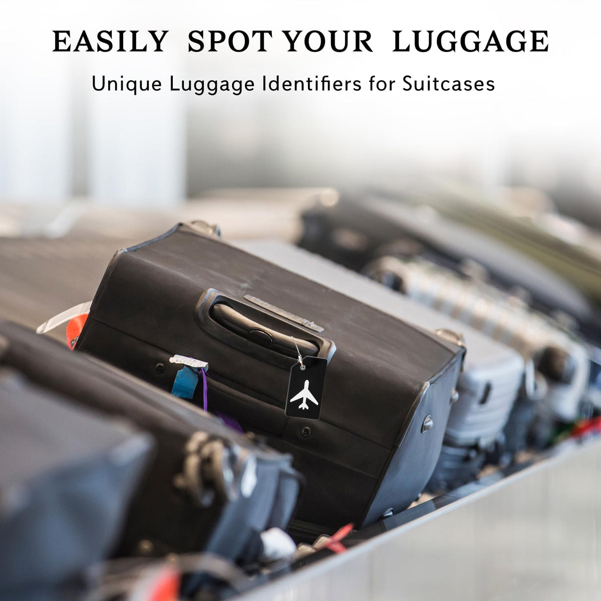 Multi-Pack Silicone Luggage Tags
