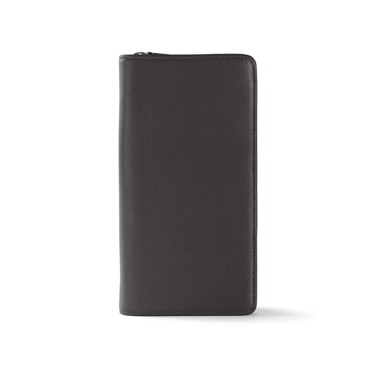 Zip-Around Leather Travel Document Wallet