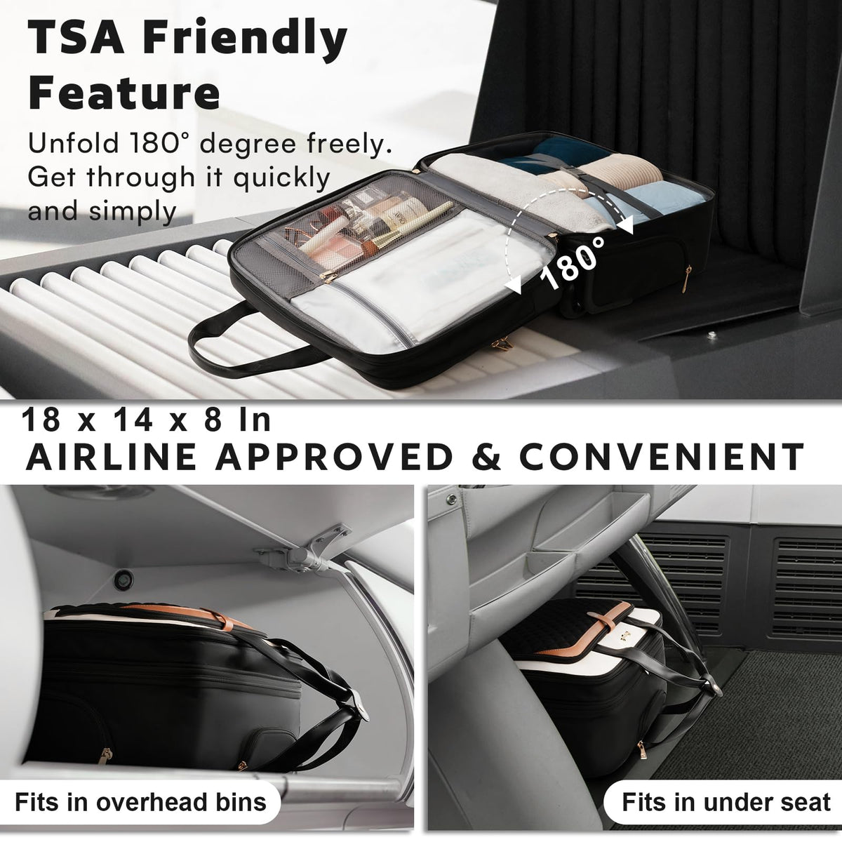 Rolling 17-Inch Laptop Briefcase