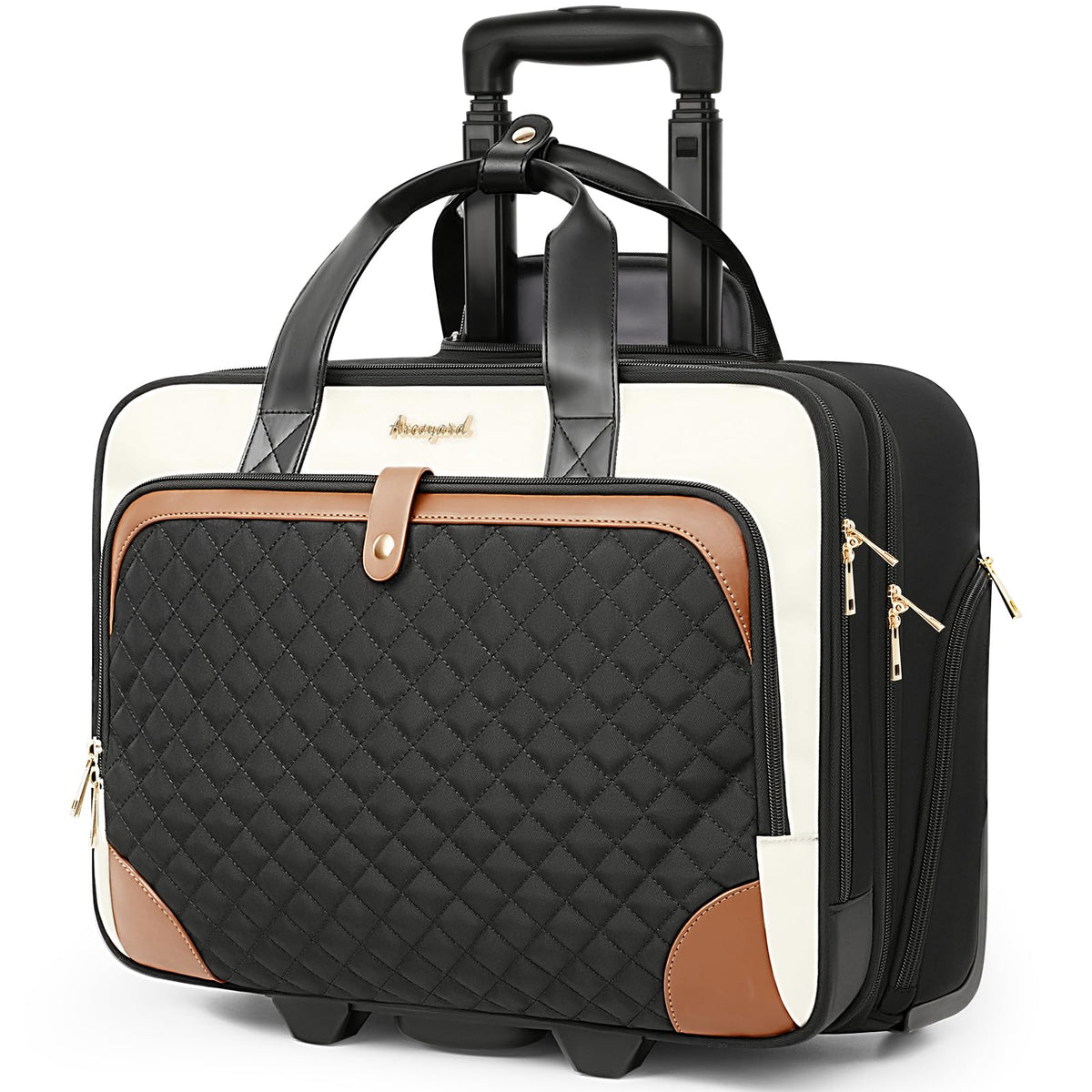 Rolling 17-Inch Laptop Briefcase