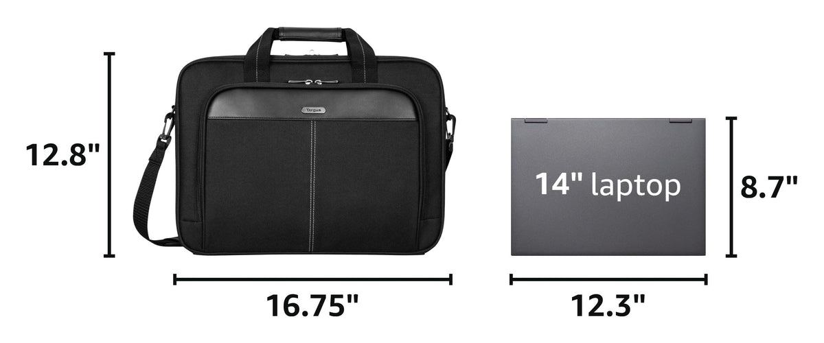 Slim Padded Laptop Briefcase