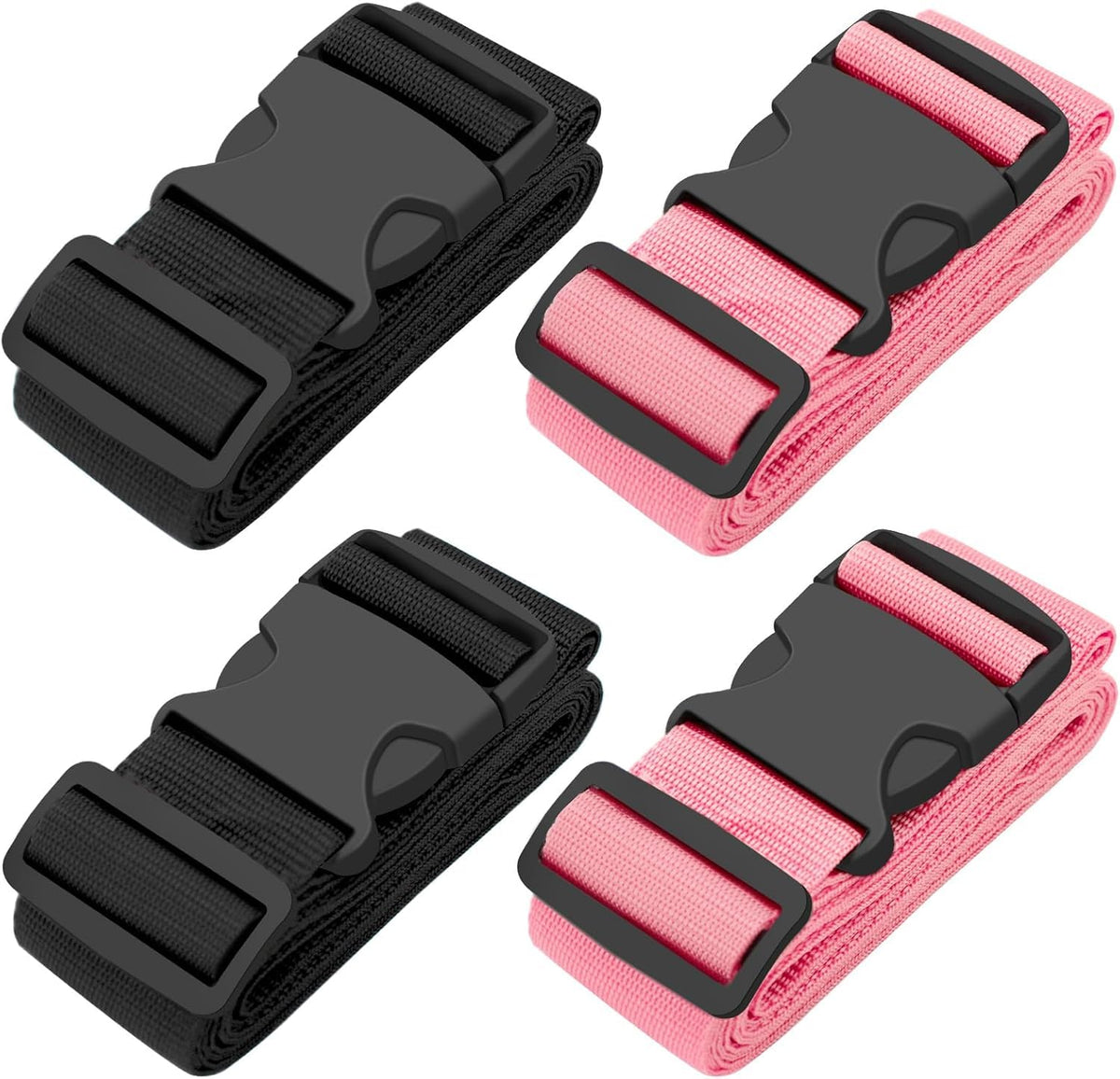 79-Inch Adjustable Luggage Strap Set
