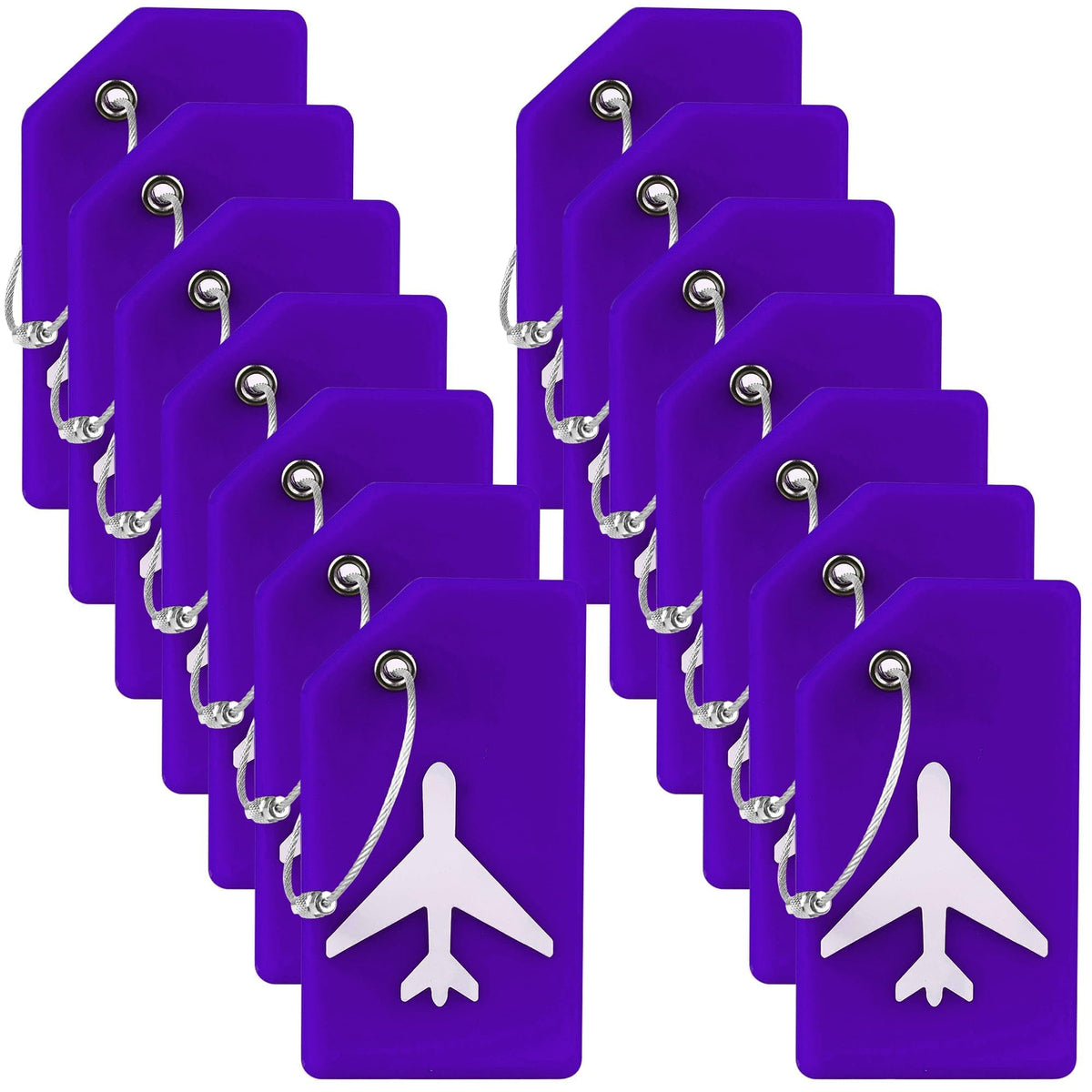 Multi-Pack Silicone Luggage Tags