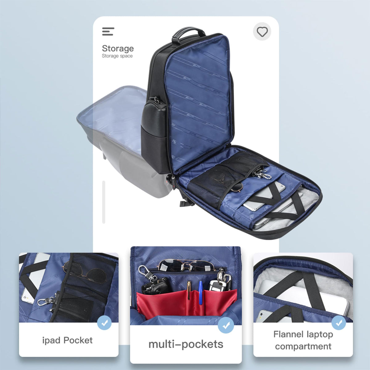 Anti-Theft 15.6-Inch Business Backpack