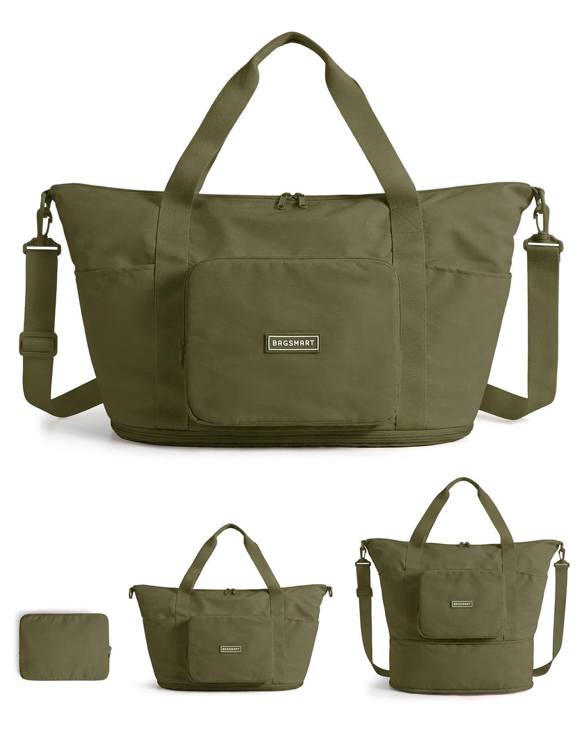 24L–37L Foldable Expandable Travel Bag