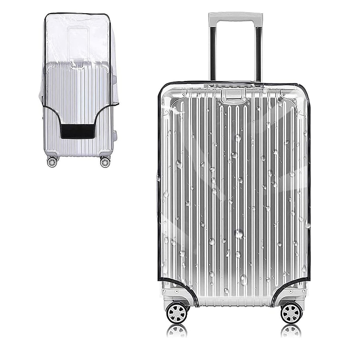 Clear PVC Suitcase Cover