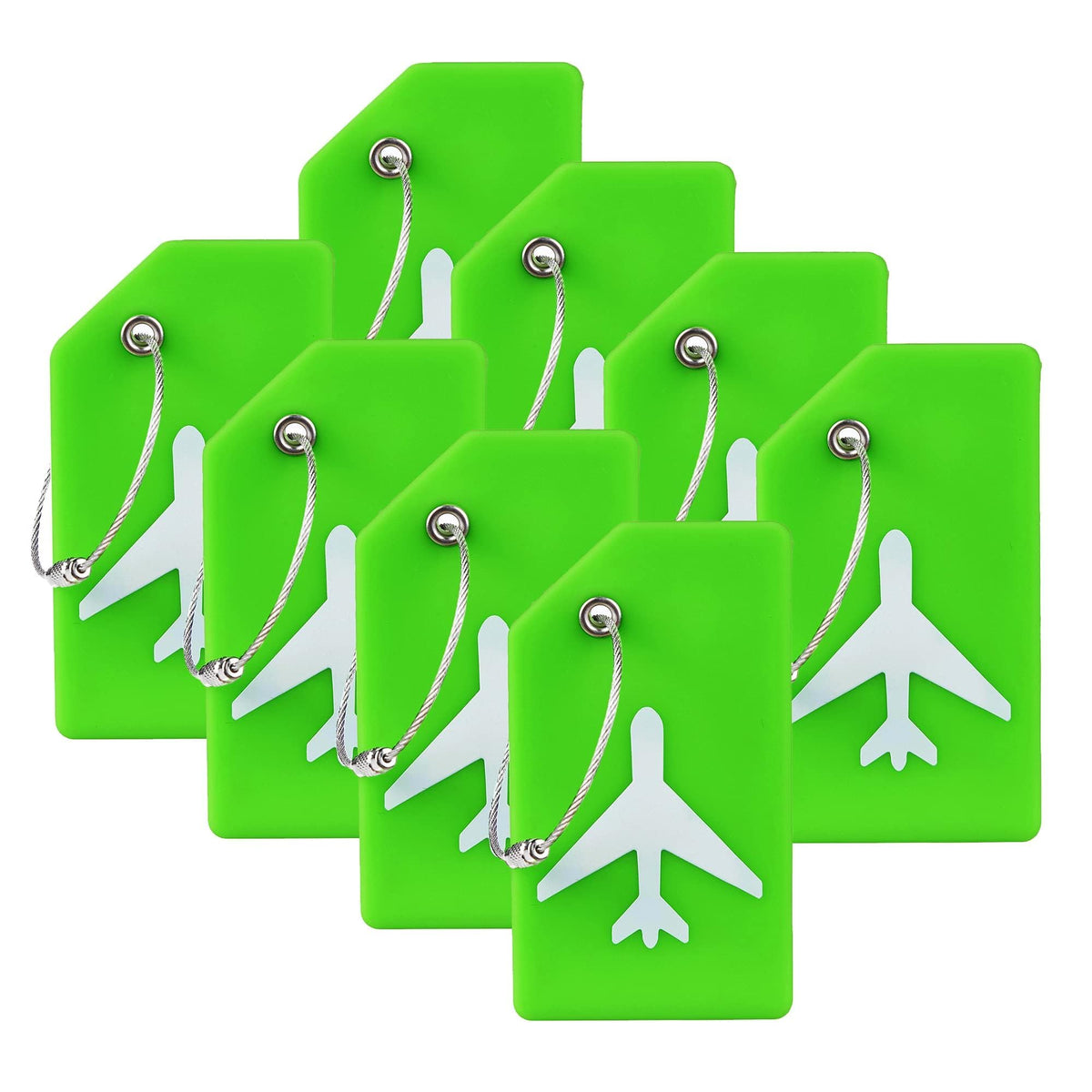 Multi-Pack Silicone Luggage Tags
