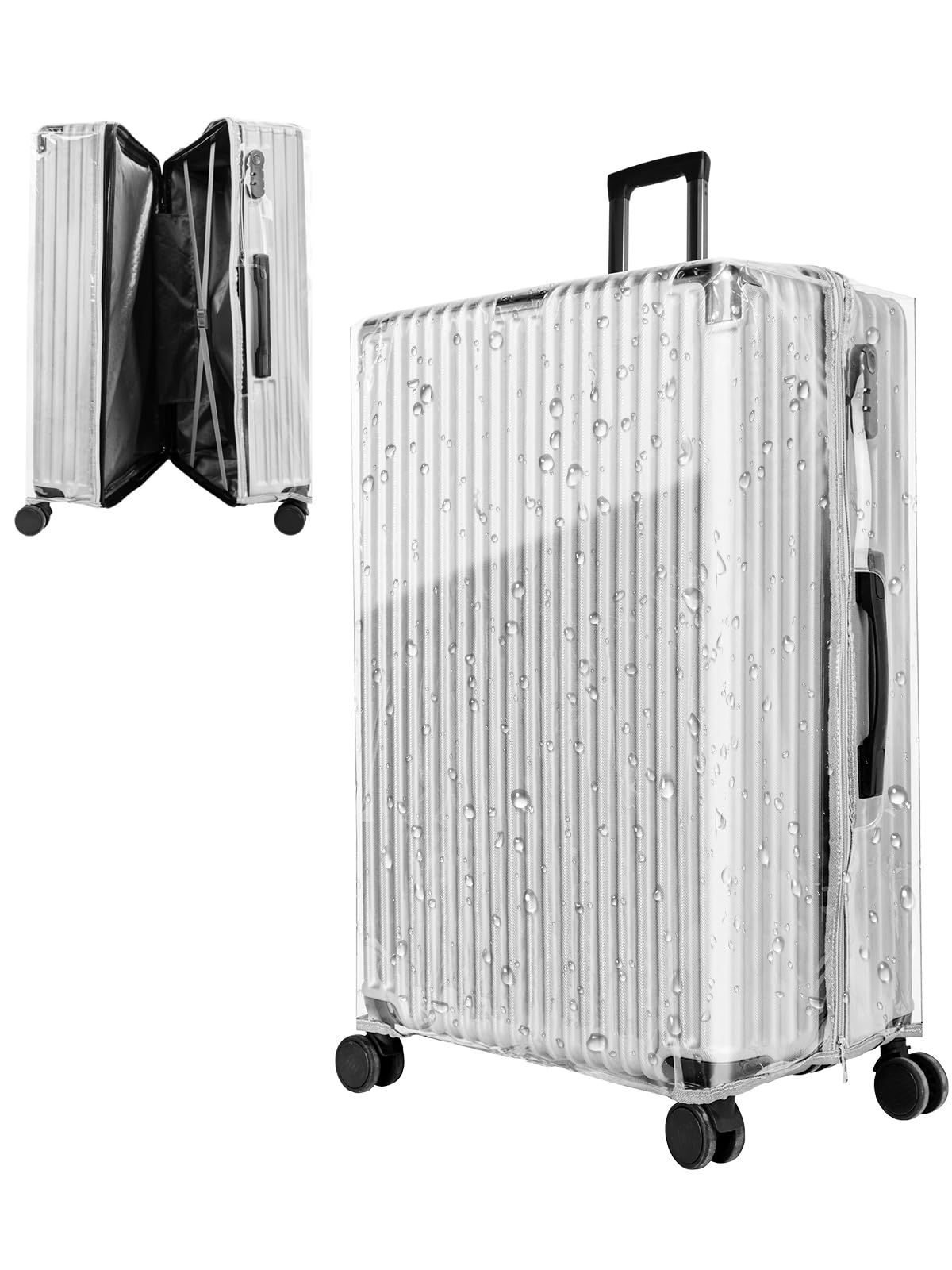 Clear PVC Suitcase Cover