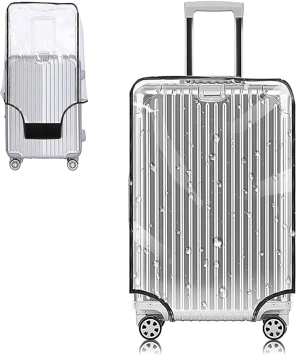 Clear PVC Suitcase Cover