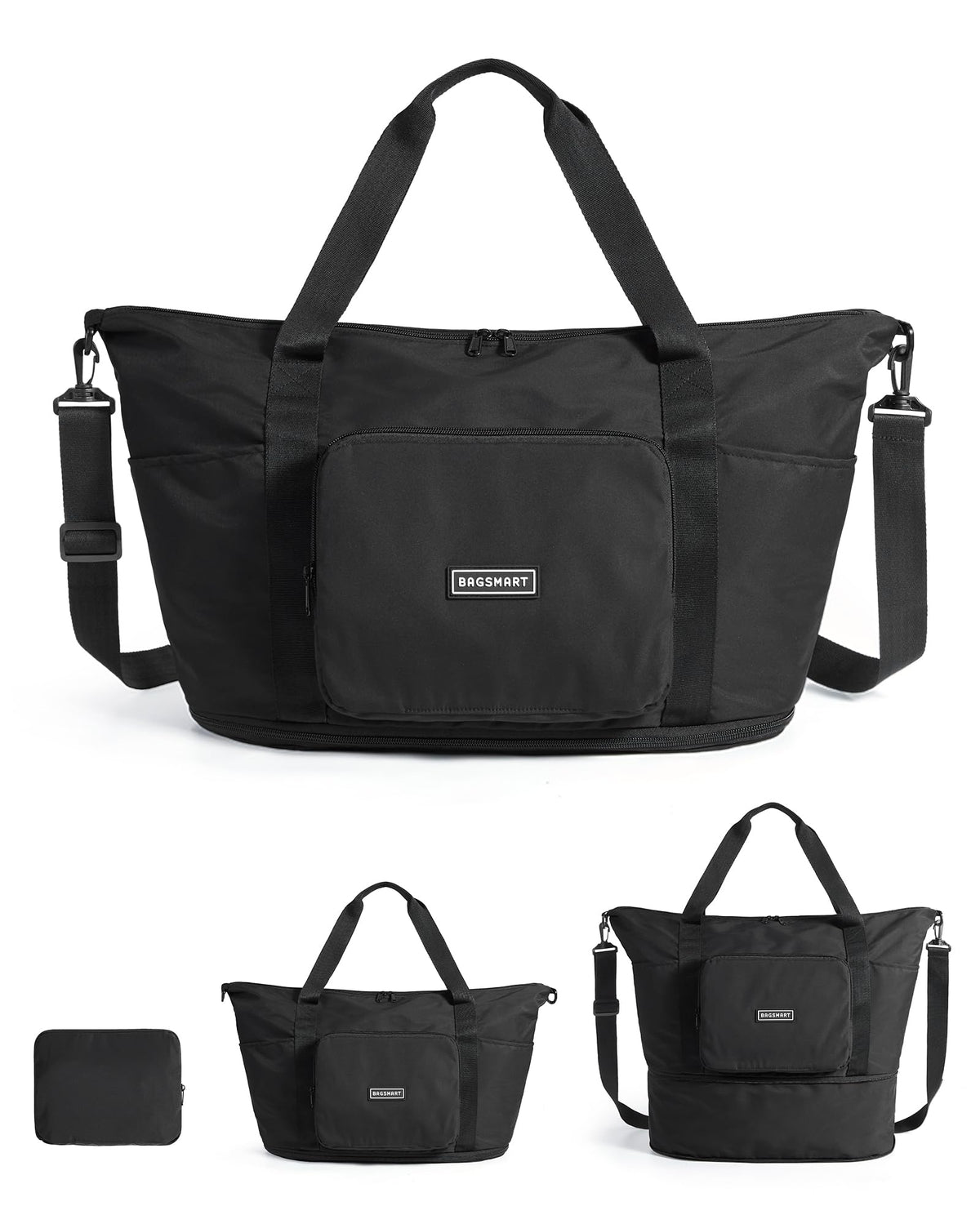 24L–37L Foldable Expandable Travel Bag