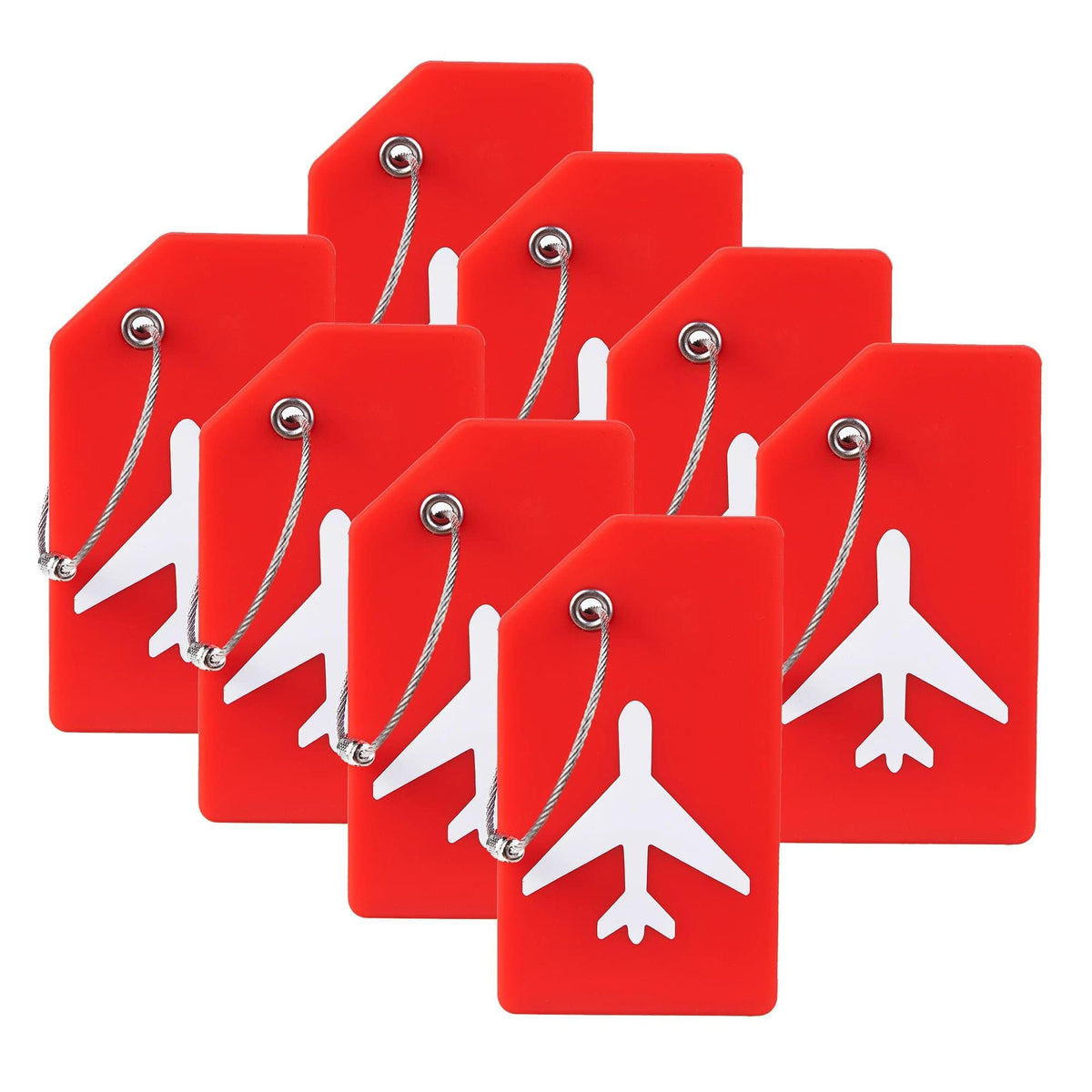 Multi-Pack Silicone Luggage Tags
