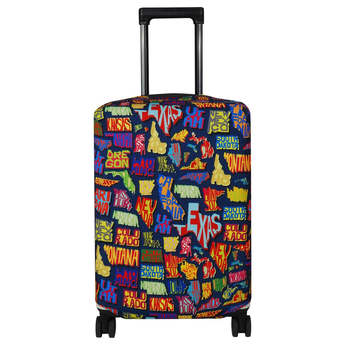 Printed Elastic Luggage Cover
