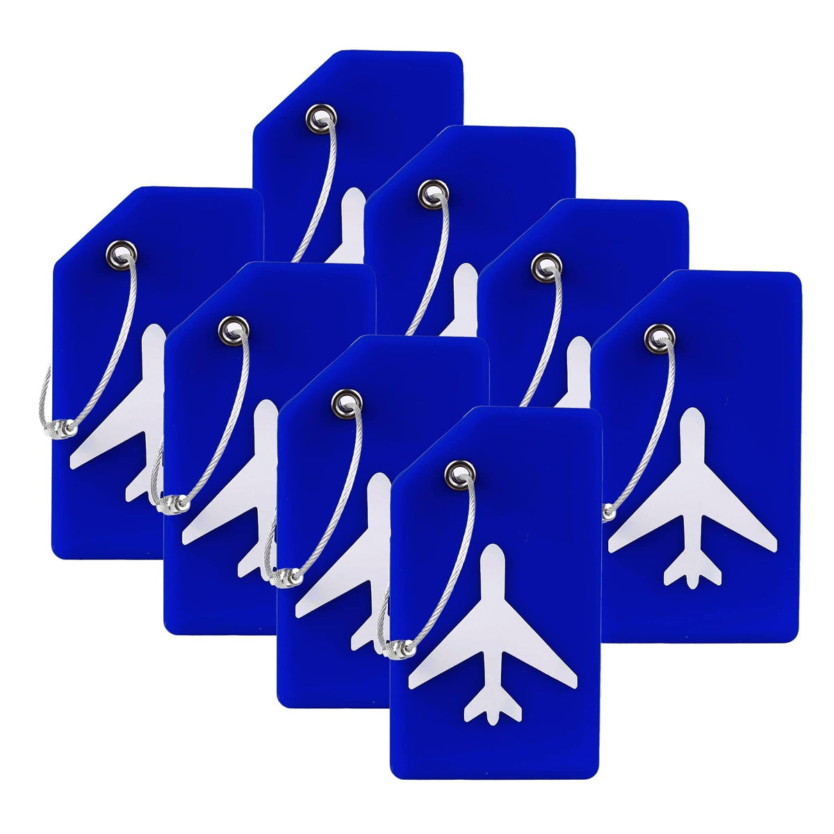 Multi-Pack Silicone Luggage Tags
