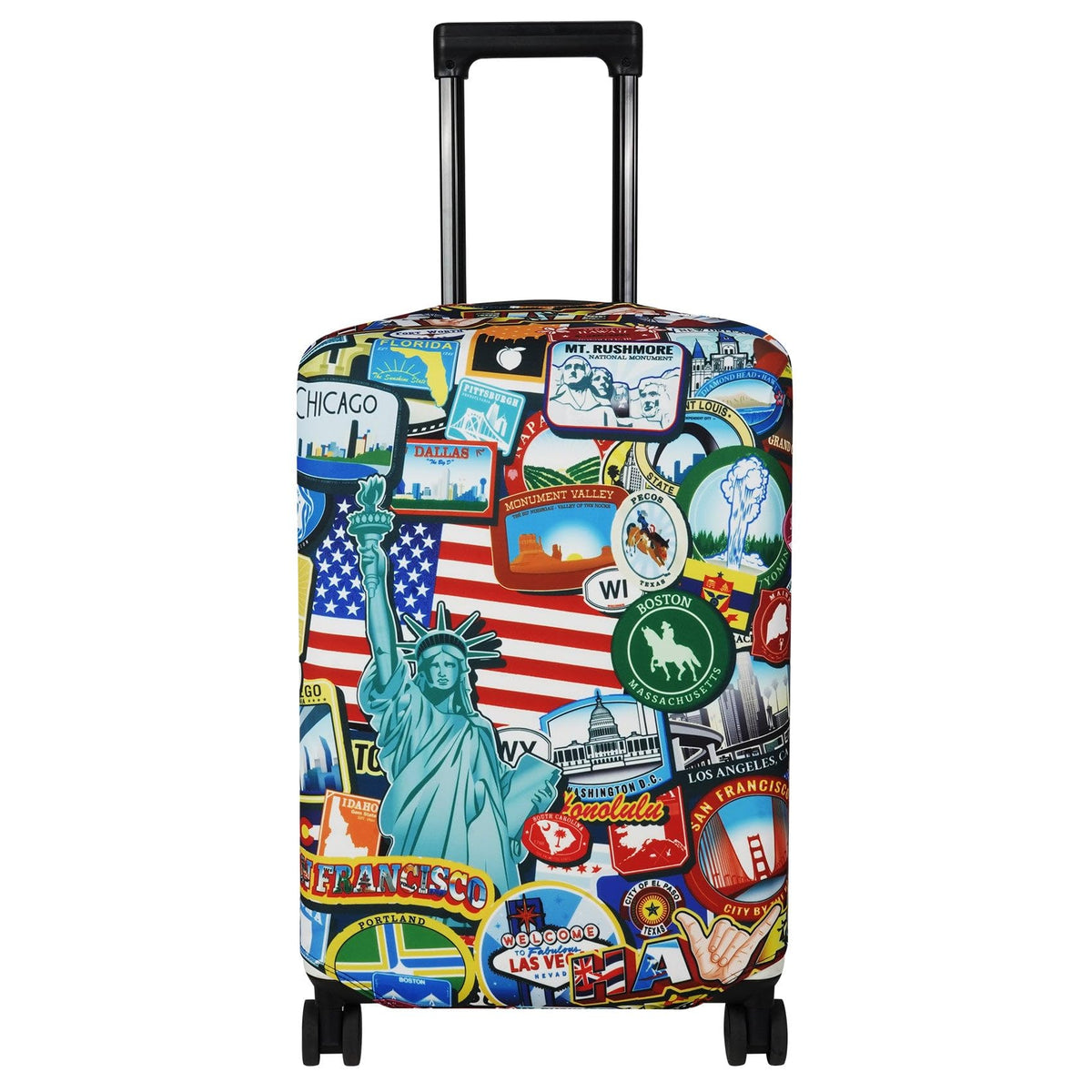 Printed Elastic Luggage Cover