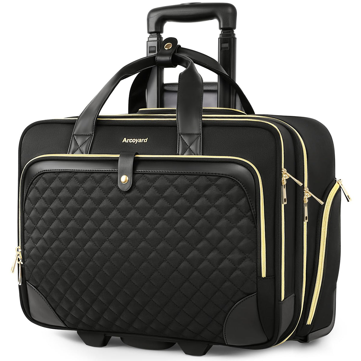 Rolling 17-Inch Laptop Briefcase