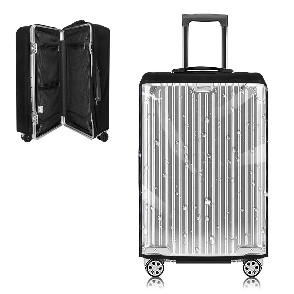 Clear PVC Suitcase Cover