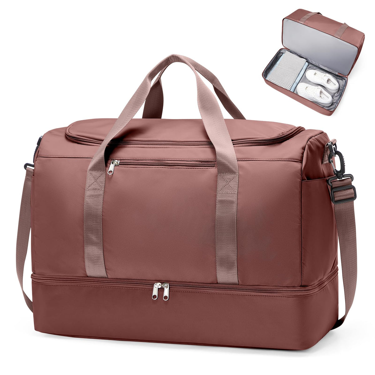 Three-Piece Weekender Travel Bag Set