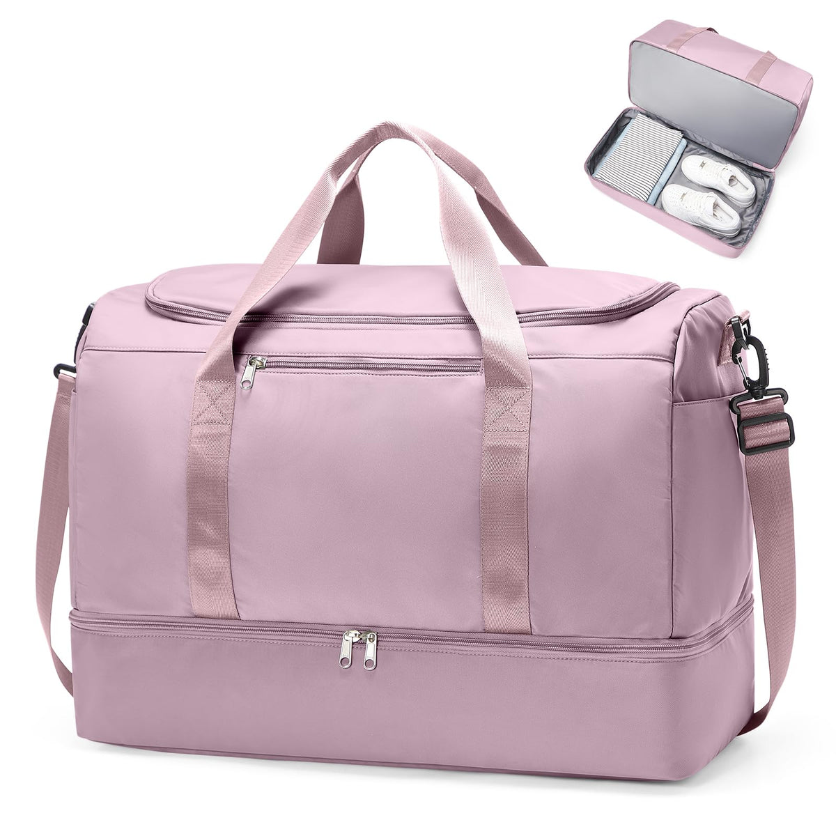 Three-Piece Weekender Travel Bag Set