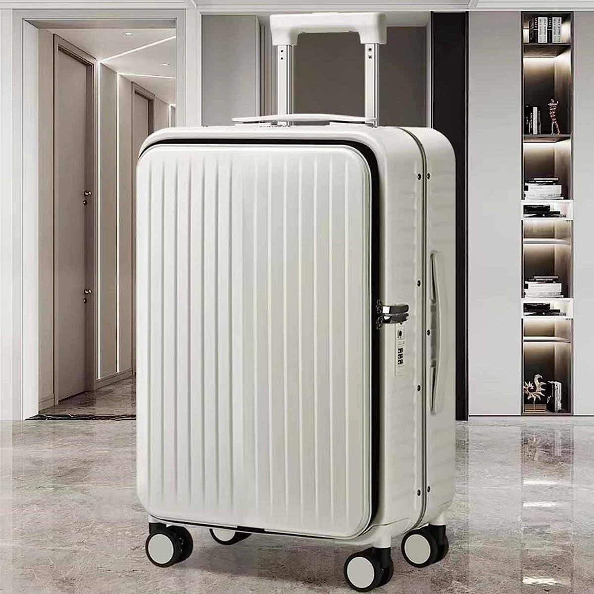 Detachable-Bag Wheeled Carry-On Suitcase