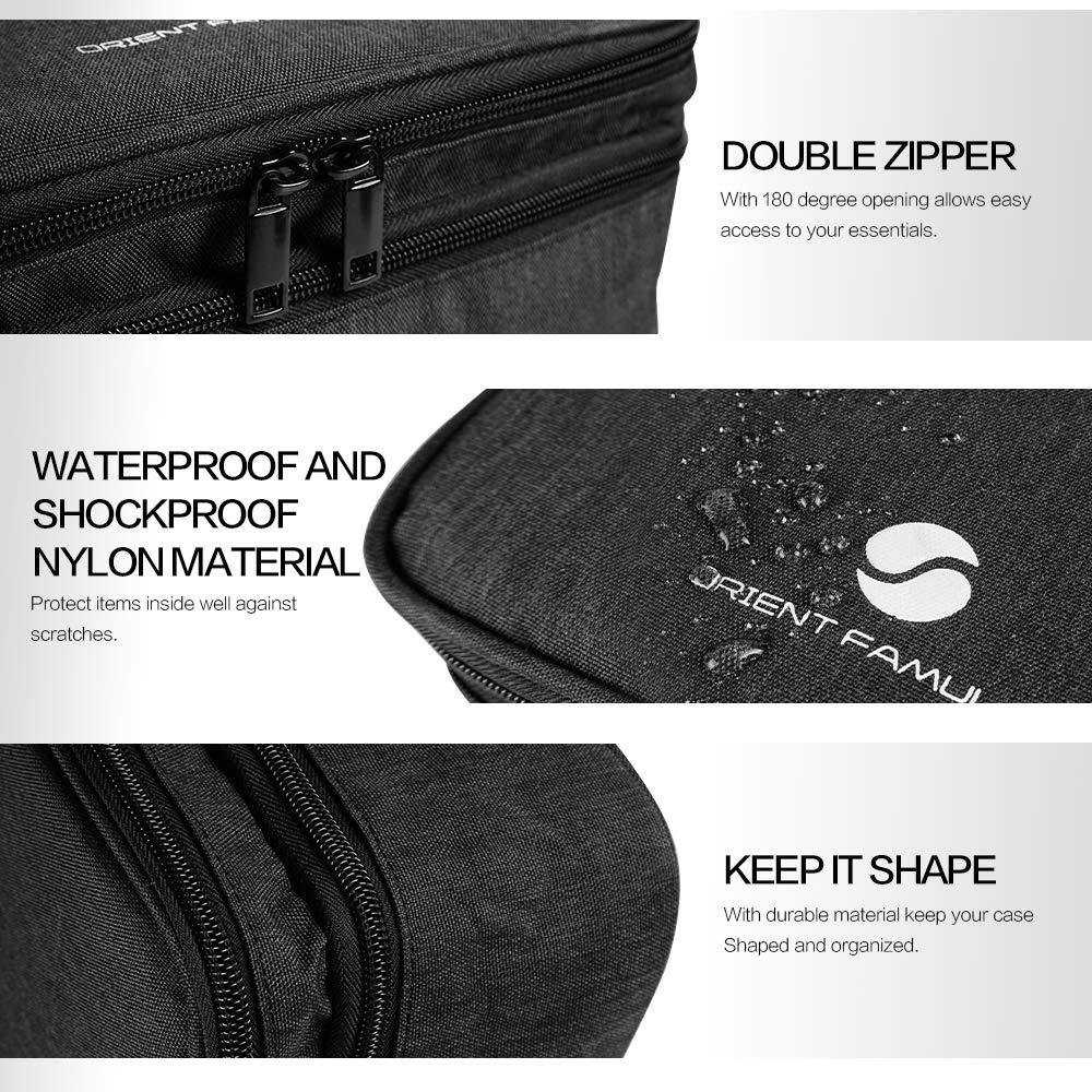 Adjustable-Divider Cable Organizer Bag