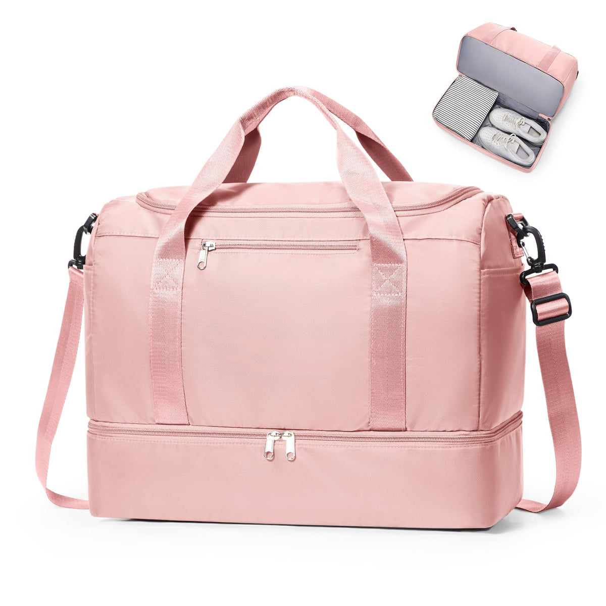 Three-Piece Weekender Travel Bag Set