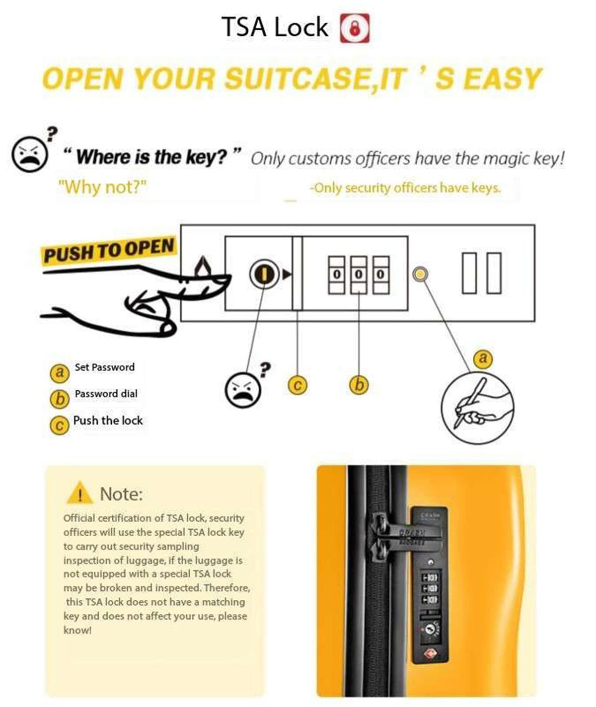 Aluminum-Frame Carry-On Spinner Suitcase