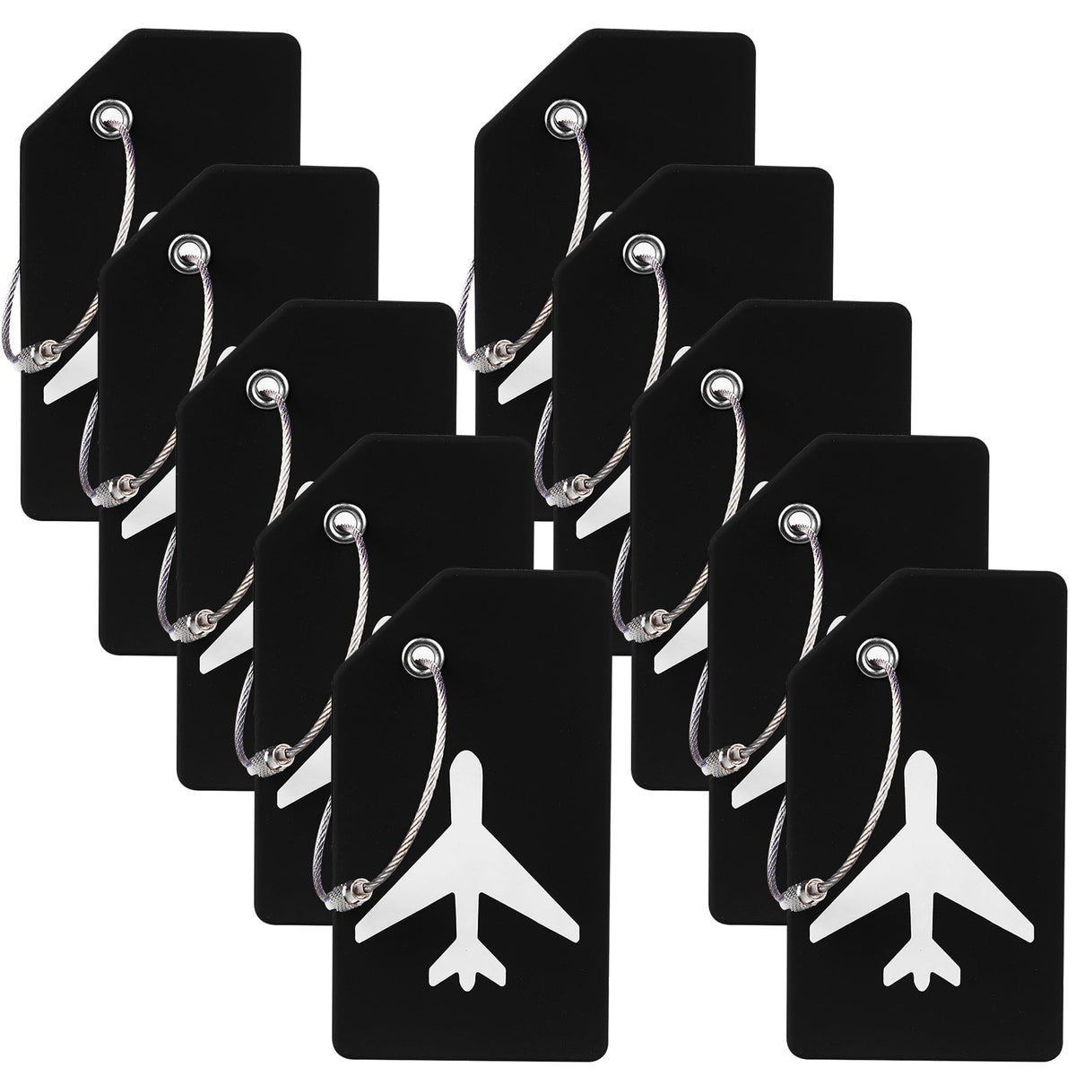 Multi-Pack Silicone Luggage Tags