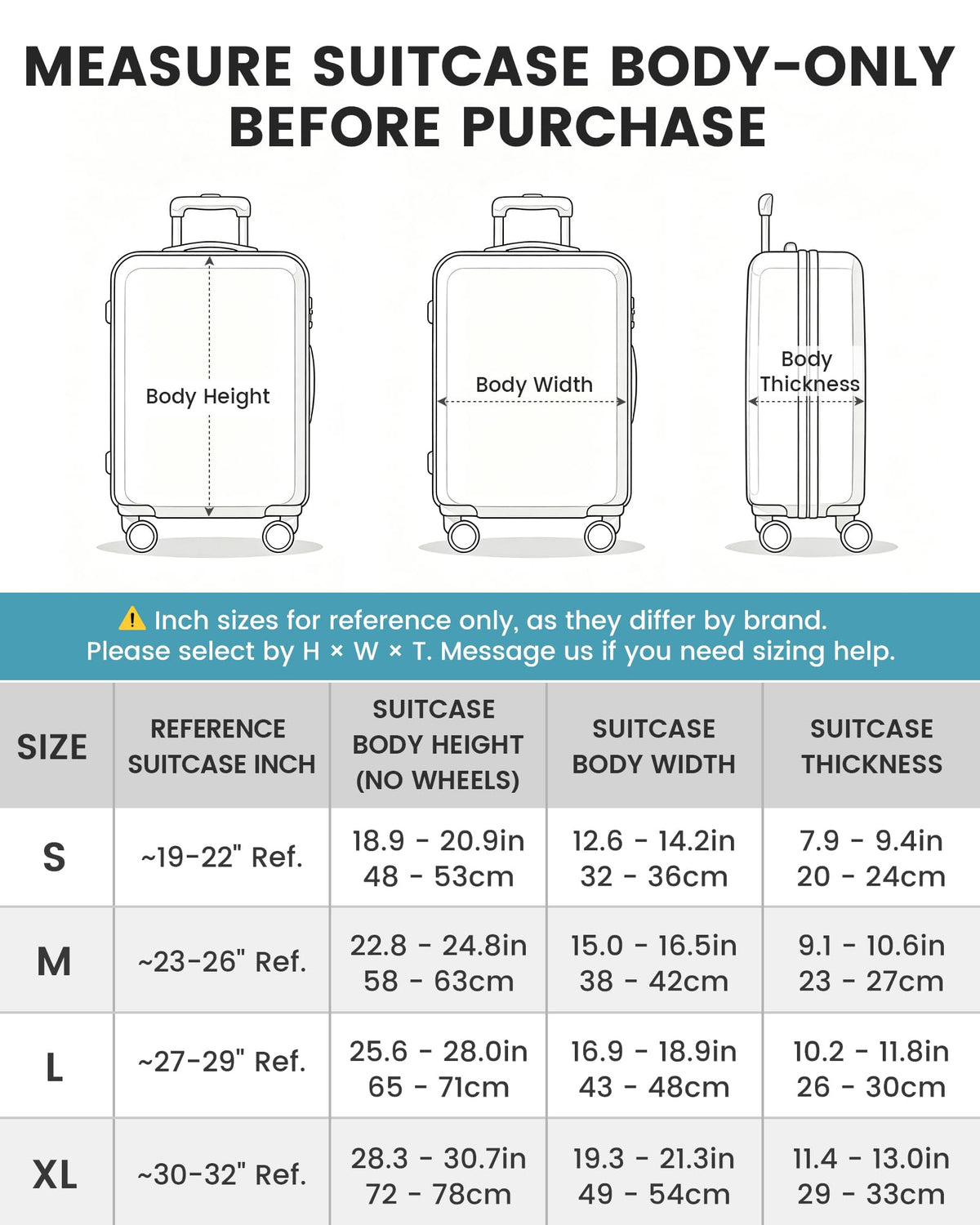 Washable Elastic Suitcase Cover