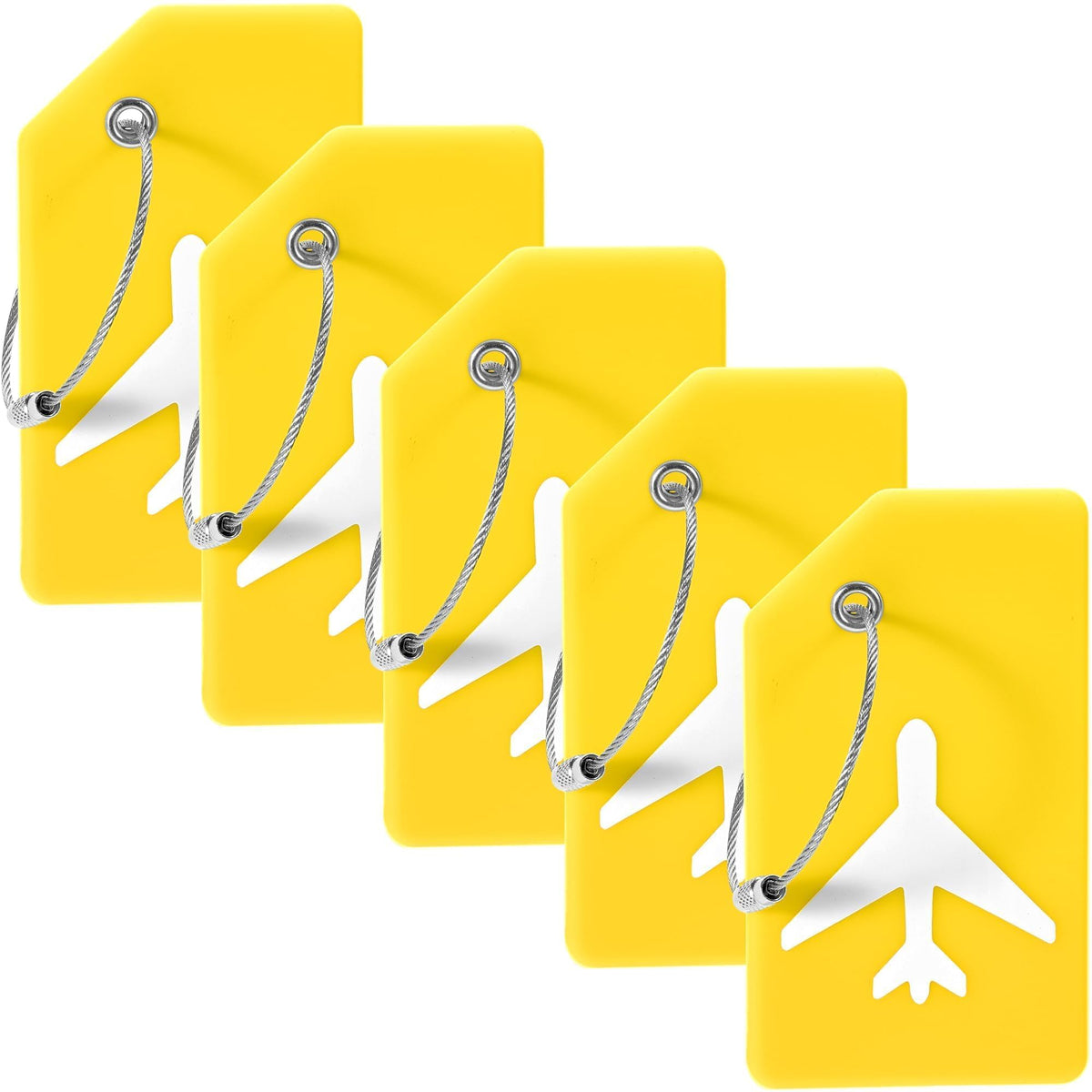 Multi-Pack Silicone Luggage Tags