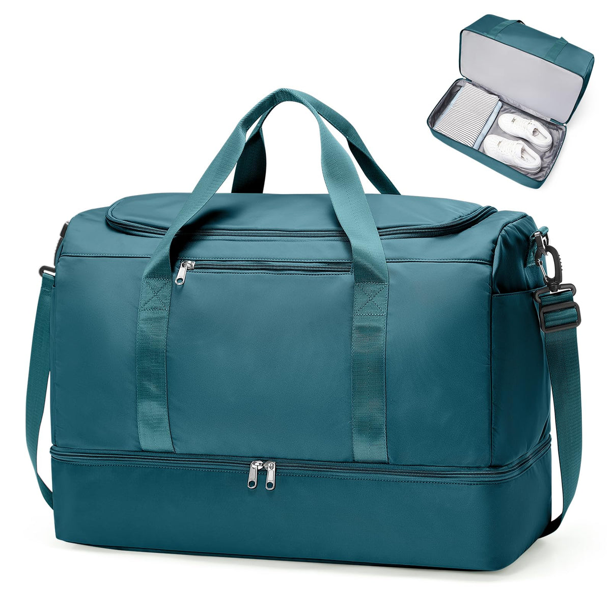Three-Piece Weekender Travel Bag Set