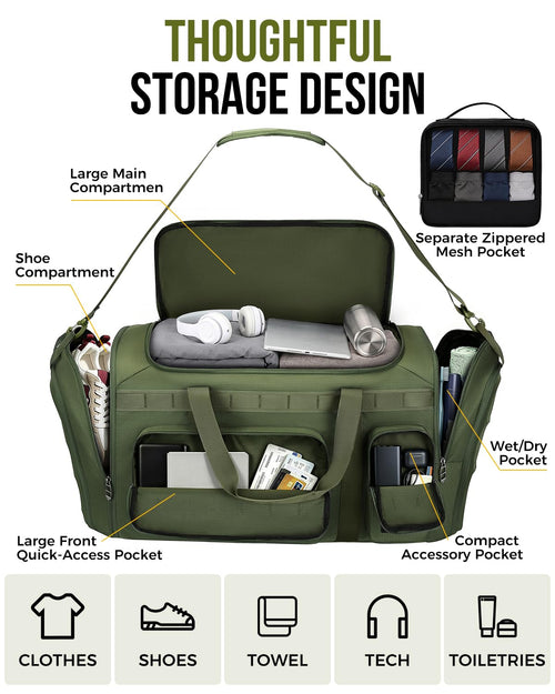 60L–120L MOLLE Travel Duffel