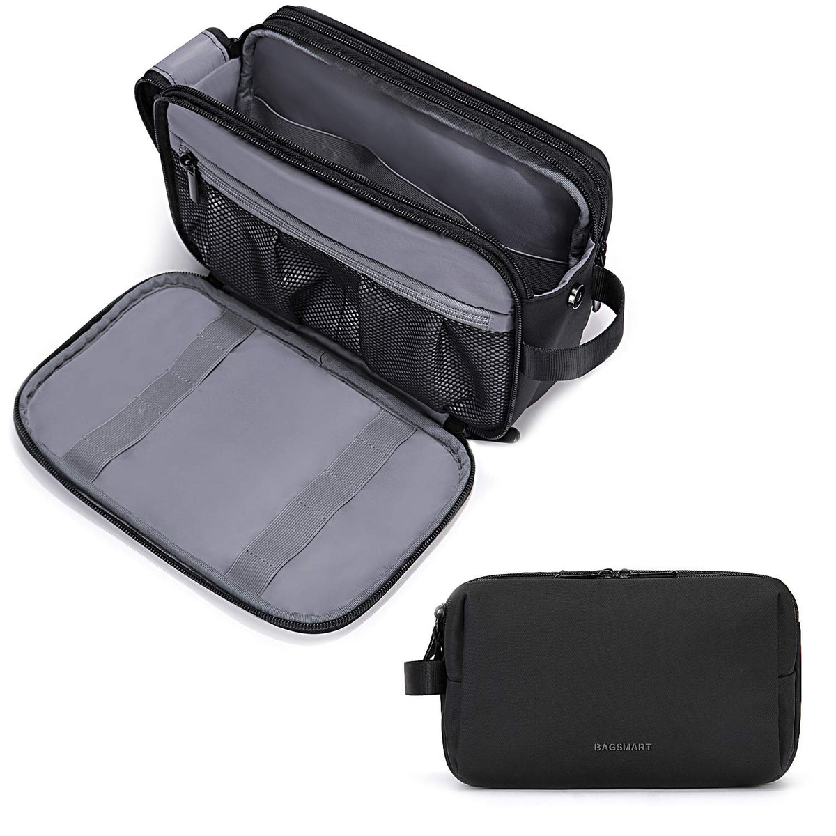 Water-Resistant Multi-Pocket Toiletry Bag
