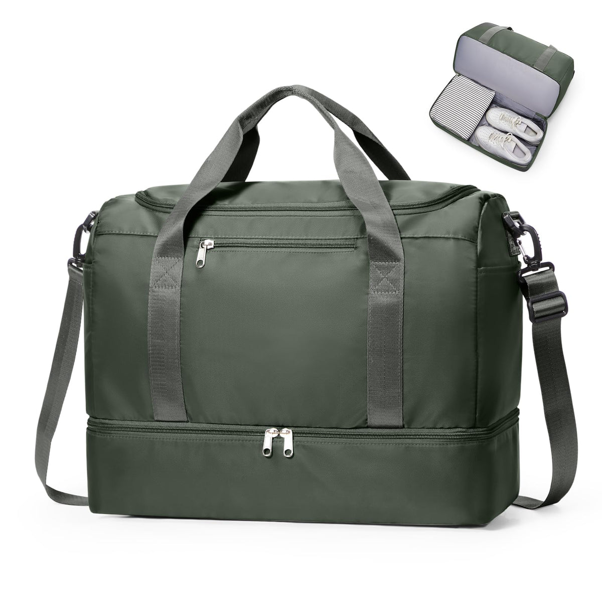 Three-Piece Weekender Travel Bag Set