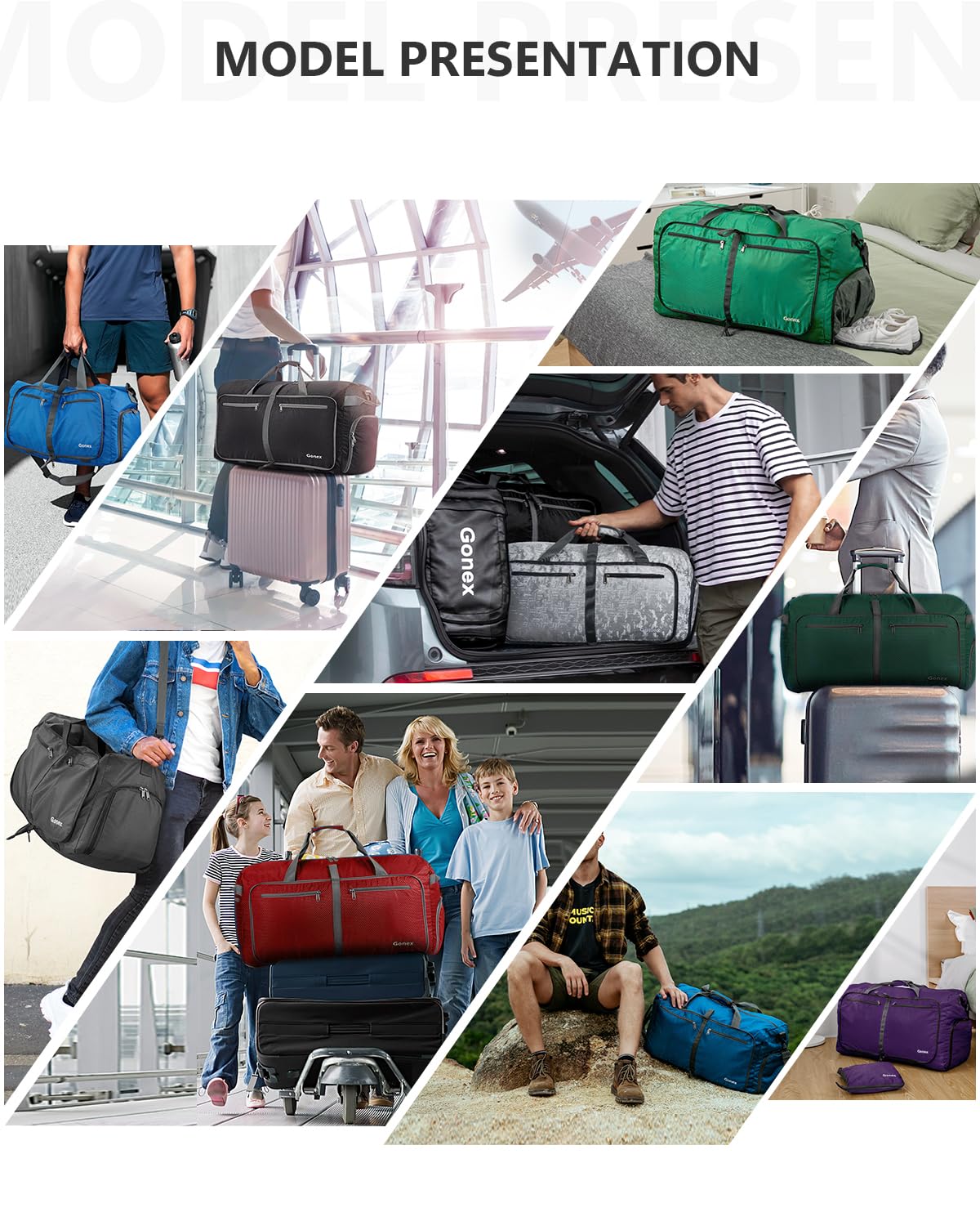 40L–150L Foldable Travel Duffel