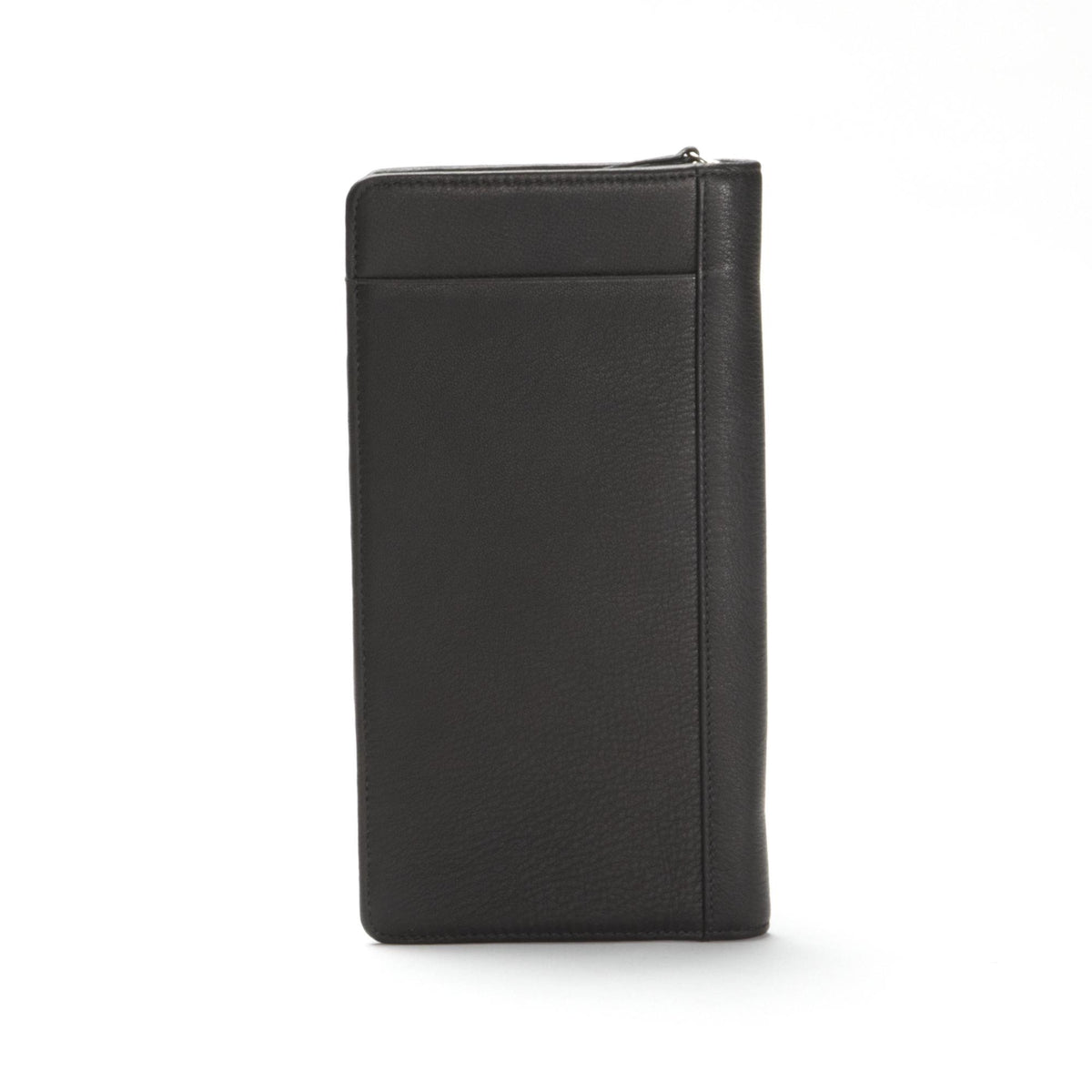 Zip-Around Leather Travel Document Wallet