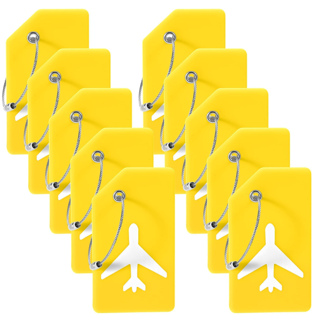 Multi-Pack Silicone Luggage Tags