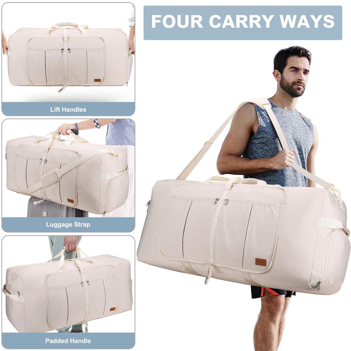 80L–120L Foldable Waterproof Duffel