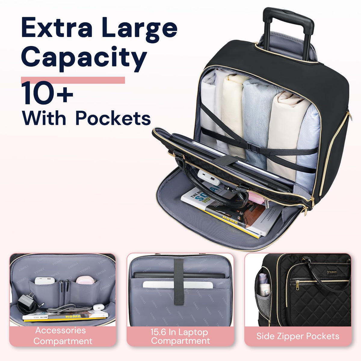 Rolling Laptop Business Bag