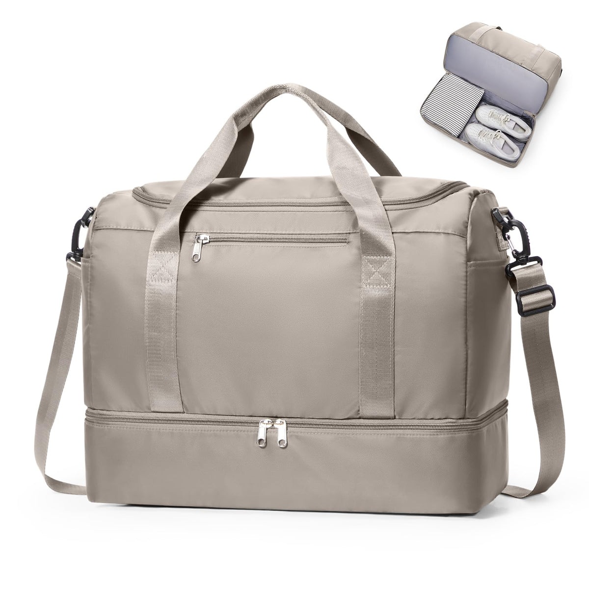 Three-Piece Weekender Travel Bag Set