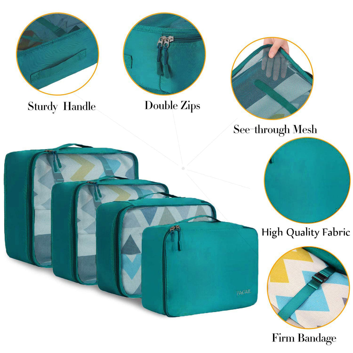 Multi-Piece Packing Cube Organizer Set