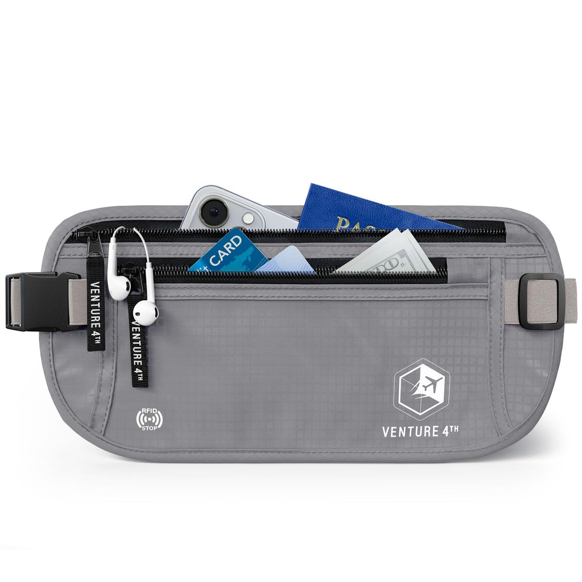 RFID-Blocking Travel Money Belt