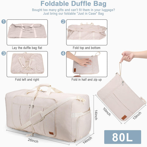 80L–120L Foldable Waterproof Duffel