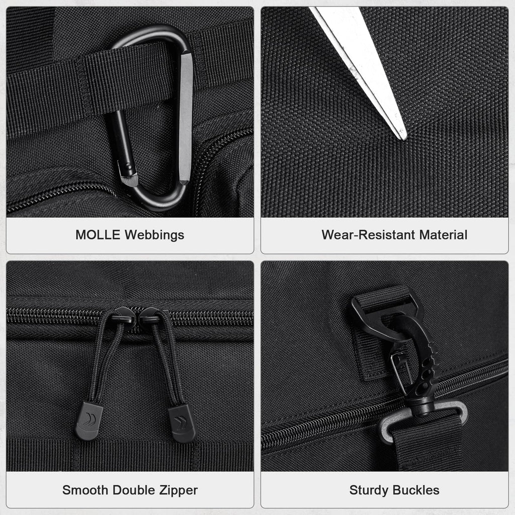 Three-in-One Expandable Duffel Backpack