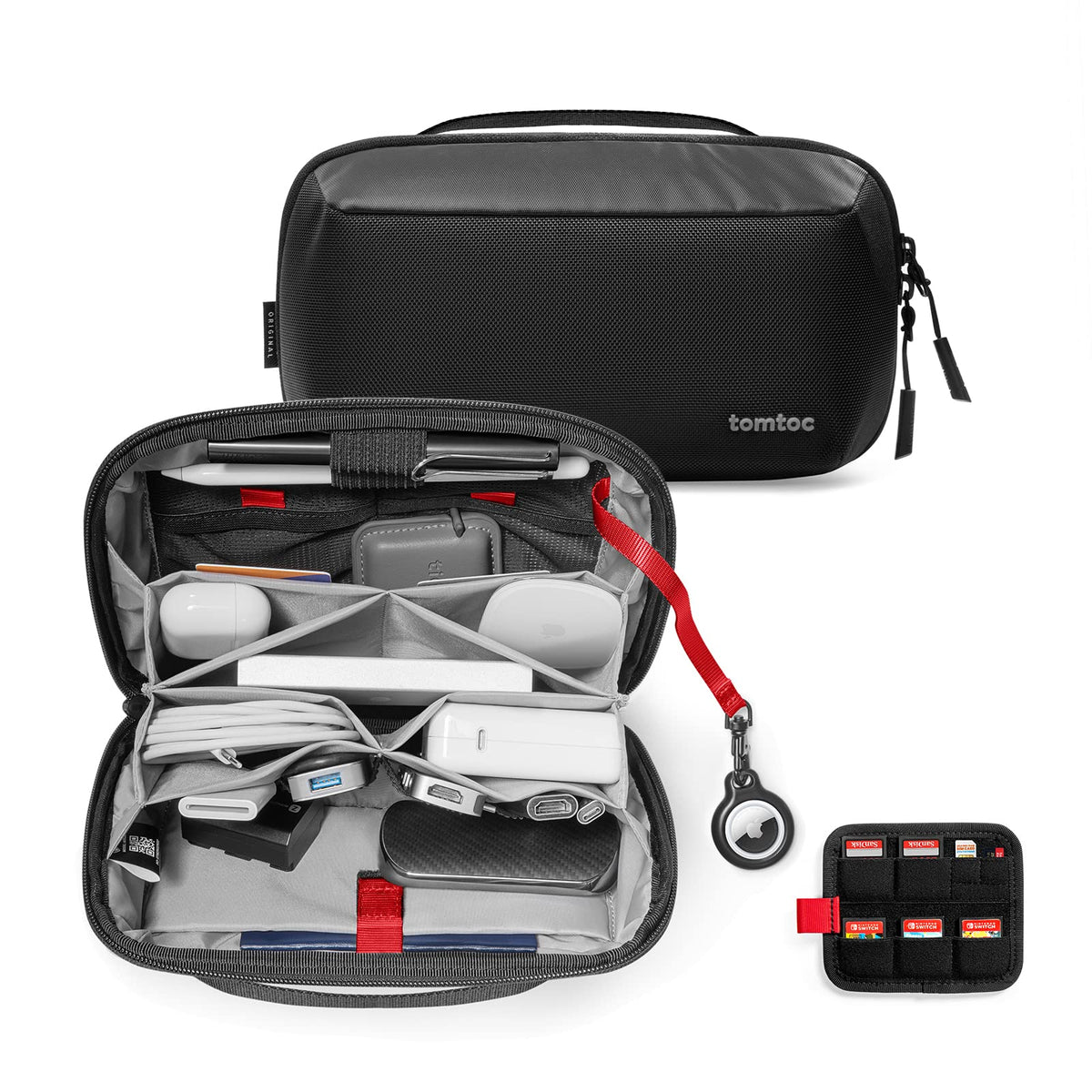 Structured Electronic Accessory Organizer