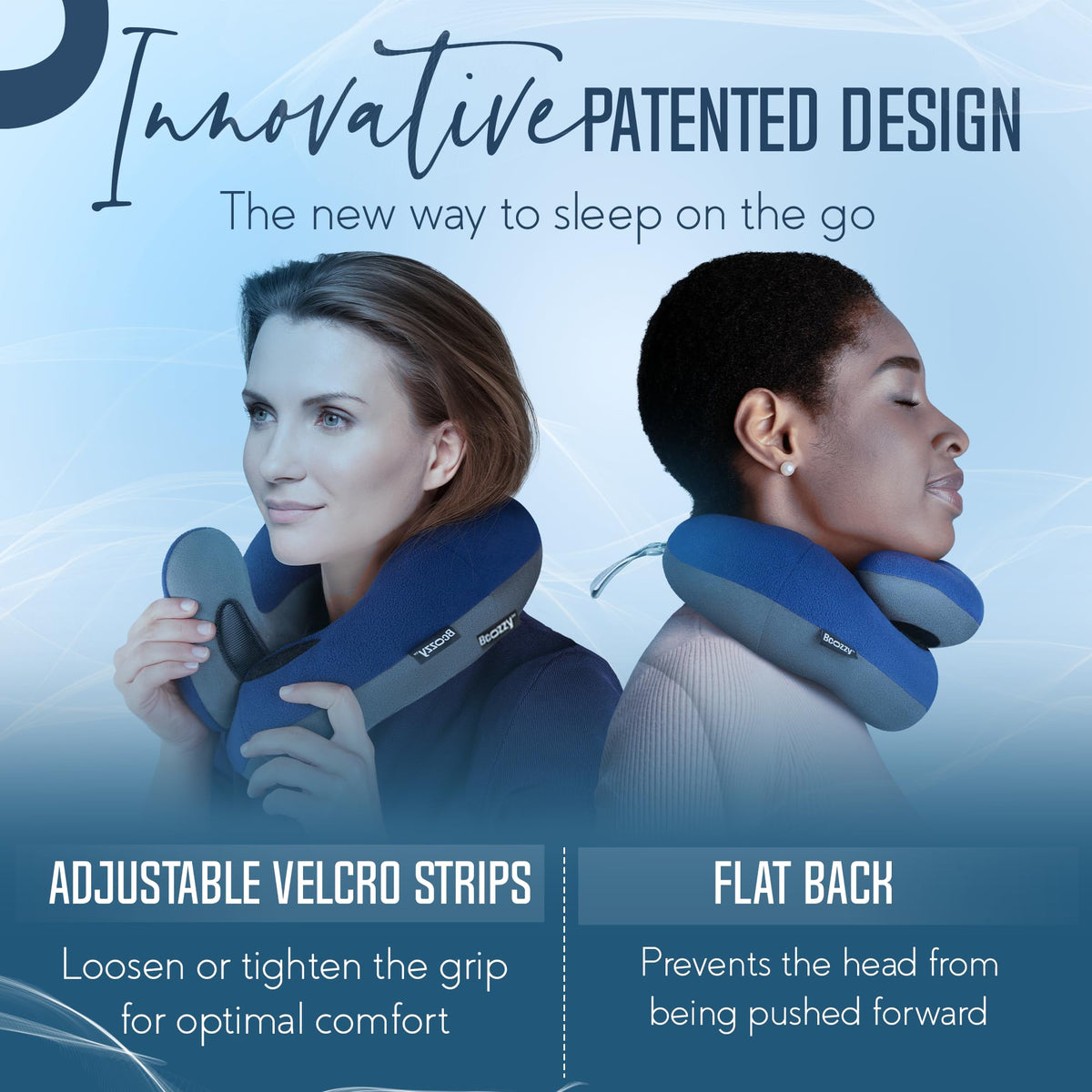 Adjustable Head and Chin Support Travel Pillow